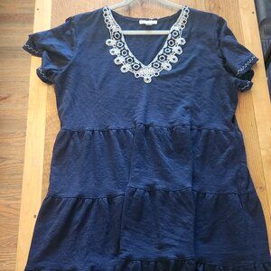 Greek Babydoll Mini Dress